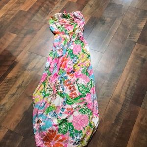 Lilly Pulitzer strapless dress. Size S
